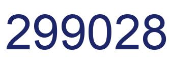 Número 299028 imagen azul