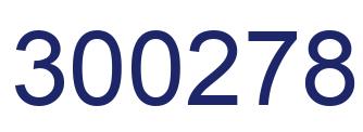 Número 300278 imagen azul