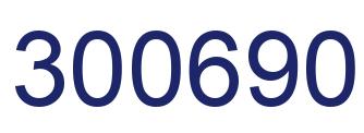 Número 300690 imagen azul