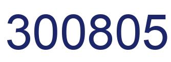 Número 300805 imagen azul