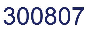 Número 300807 imagen azul
