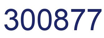 Número 300877 imagen azul