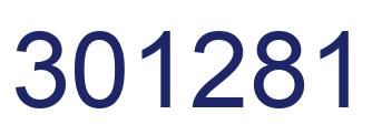 Número 301281 imagen azul