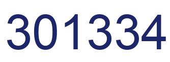 Número 301334 imagen azul