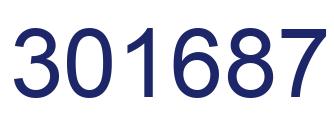 Número 301687 imagen azul