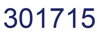 Número 301715 imagen azul