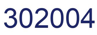 Número 302004 imagen azul