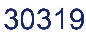 Number 30319 blue image