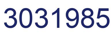 Number 3031985 blue image