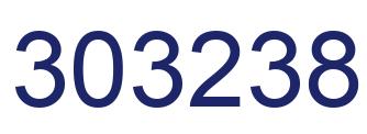 Number 303238 blue image
