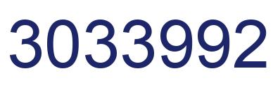 Number 3033992 blue image