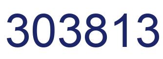 Número 303813 imagen azul