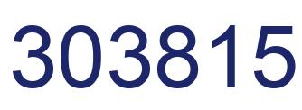 Número 303815 imagen azul