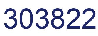 Número 303822 imagen azul