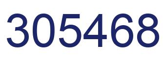Número 305468 imagen azul