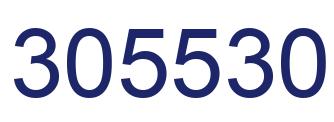 Number 305530 blue image