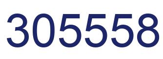 Number 305558 blue image