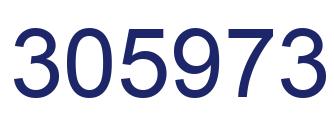 Number 305973 blue image