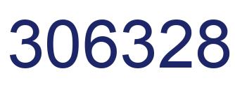 Number 306328 blue image