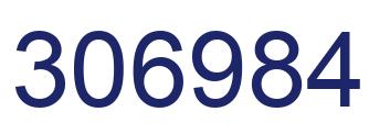 Número 306984 imagen azul