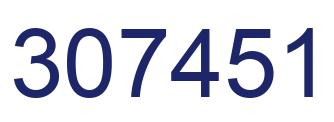 Número 307451 imagen azul