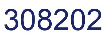 Number 308202 blue image