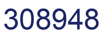 Number 308948 blue image