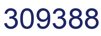 Number 309388 blue image