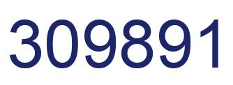 Number 309891 blue image
