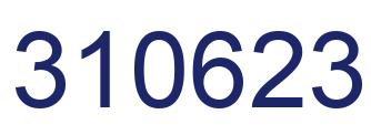 Número 310623 imagen azul