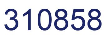 Número 310858 imagen azul