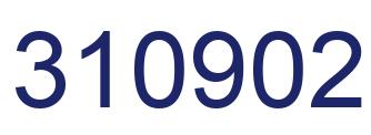 Number 310902 blue image