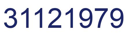 Número 31121979 imagen azul