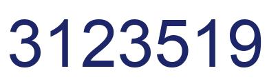 Número 3123519 imagen azul