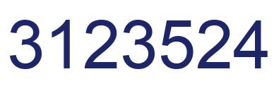 Número 3123524 imagen azul