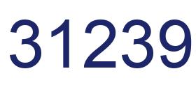 Número 31239 imagen azul