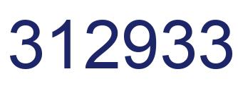 Número 312933 imagen azul