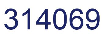 Número 314069 imagen azul