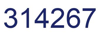 Número 314267 imagen azul