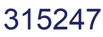 Número 315247 imagen azul