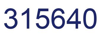 Número 315640 imagen azul