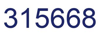 Número 315668 imagen azul