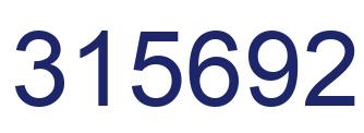 Número 315692 imagen azul