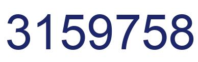 Número 3159758 imagen azul
