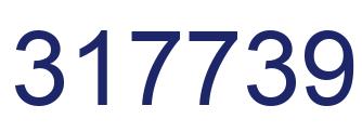 Número 317739 imagen azul