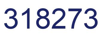 Número 318273 imagen azul