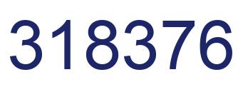 Number 318376 blue image