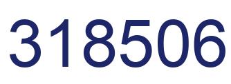 Number 318506 blue image