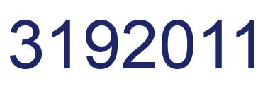 Number 3192011 blue image