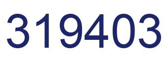 Número 319403 imagen azul